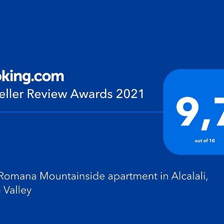 Villa Romana Mountainside Apartment In Alcalali, Jalon Valley Exterior foto